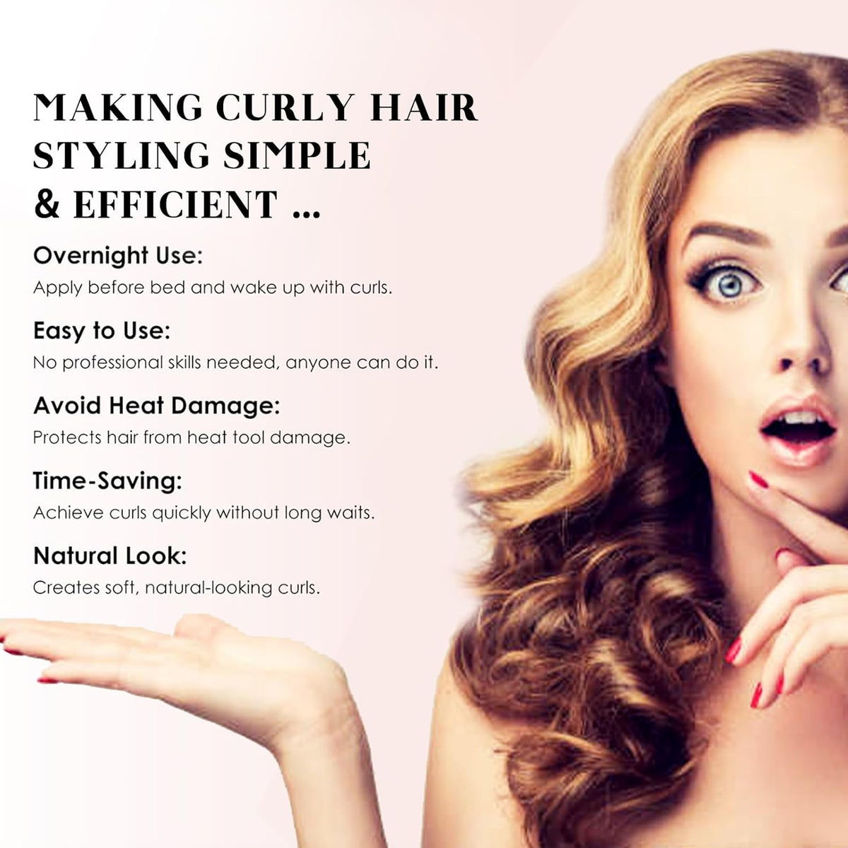 6-Pack Heatless Curling Rod Set