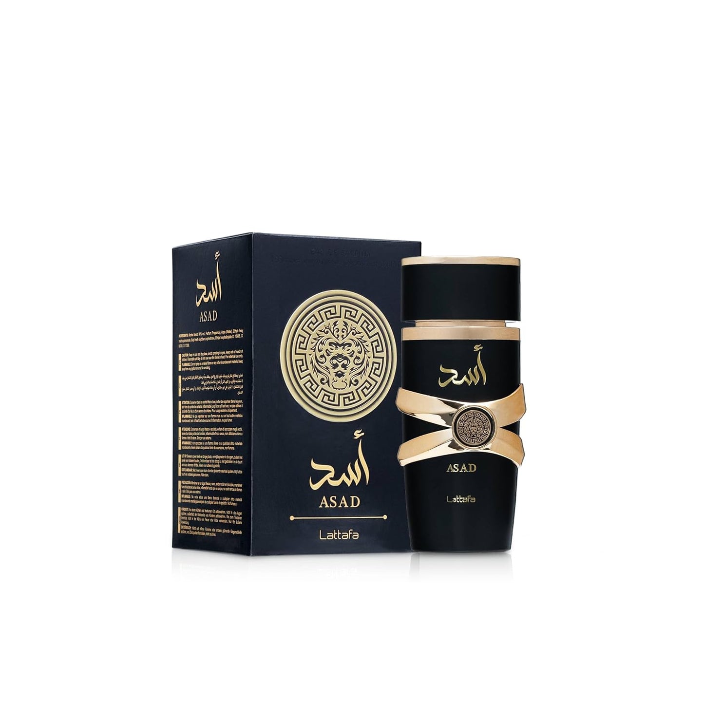 Lattafa Asad Eau de Parfum 3.4 oz (100ml) - Luxury Arabic Fragrance