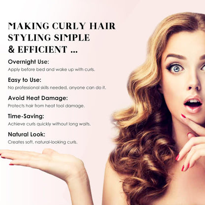 6-Pack Heatless Curling Rod Set