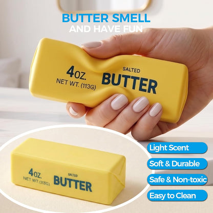 Butter Squishy Fidget Toy – Soft Slow Rising Stress Relief Squishy