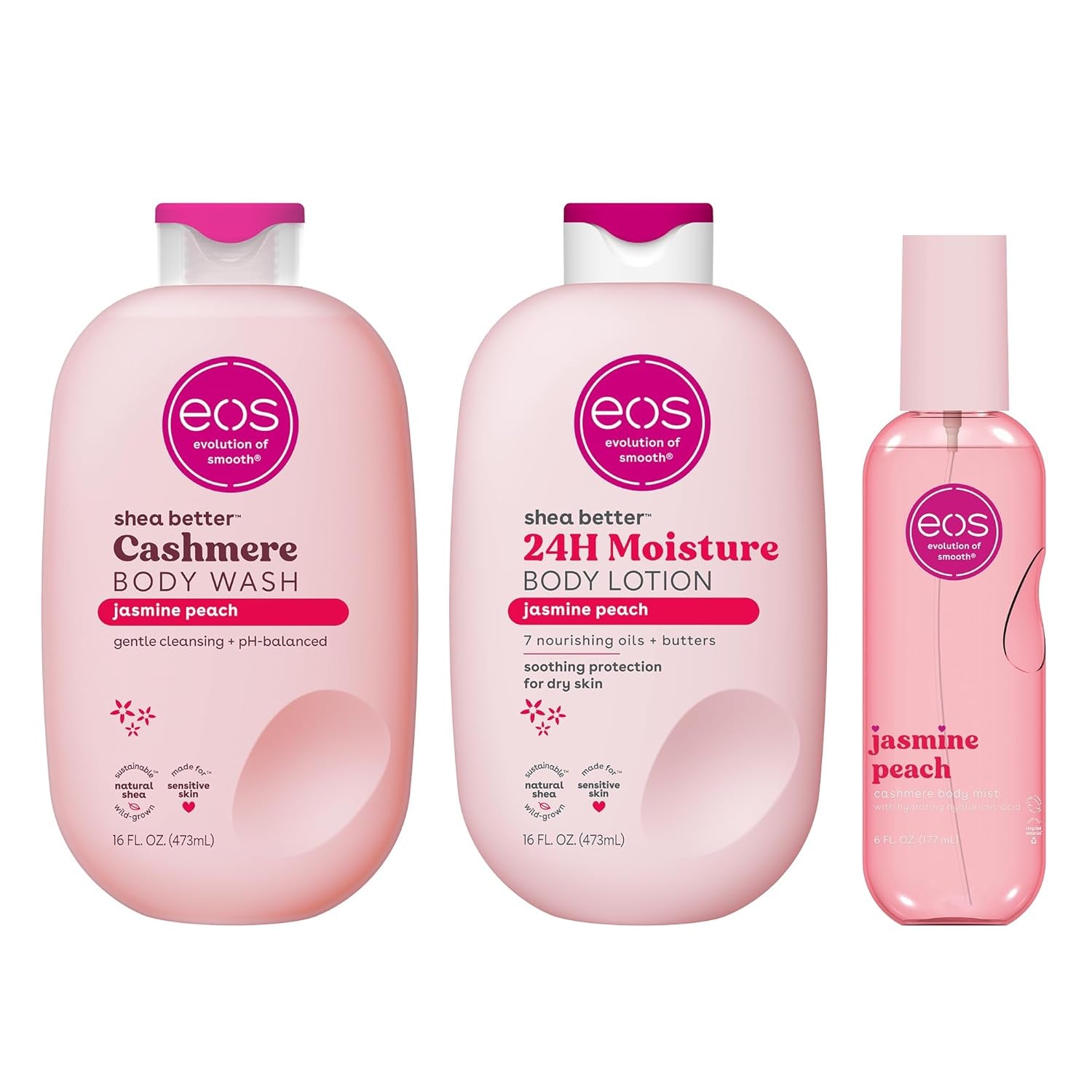 Vanilla Cashmere Body Lotion – 24-Hour Moisture with Natural Shea Butter, Lightweight & Non-Greasy Formula, Vegan Skin Care, 16 fl oz