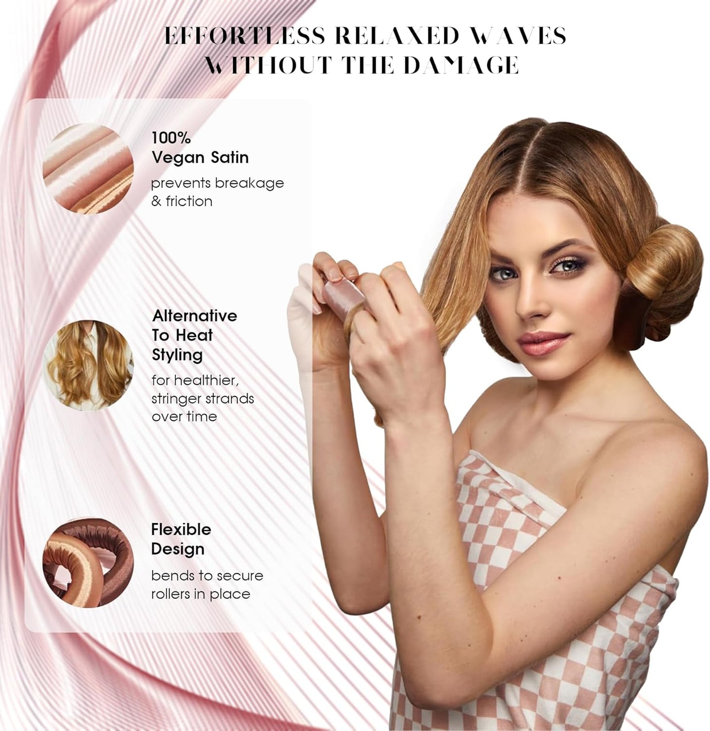 6-Pack Heatless Curling Rod Set