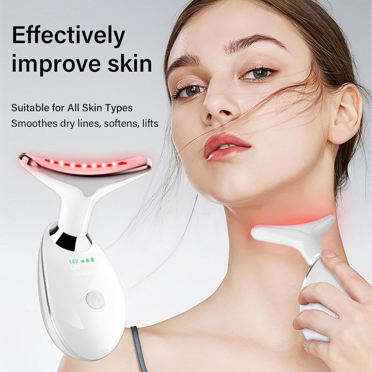 7-Color LED Red Light Therapy Wand