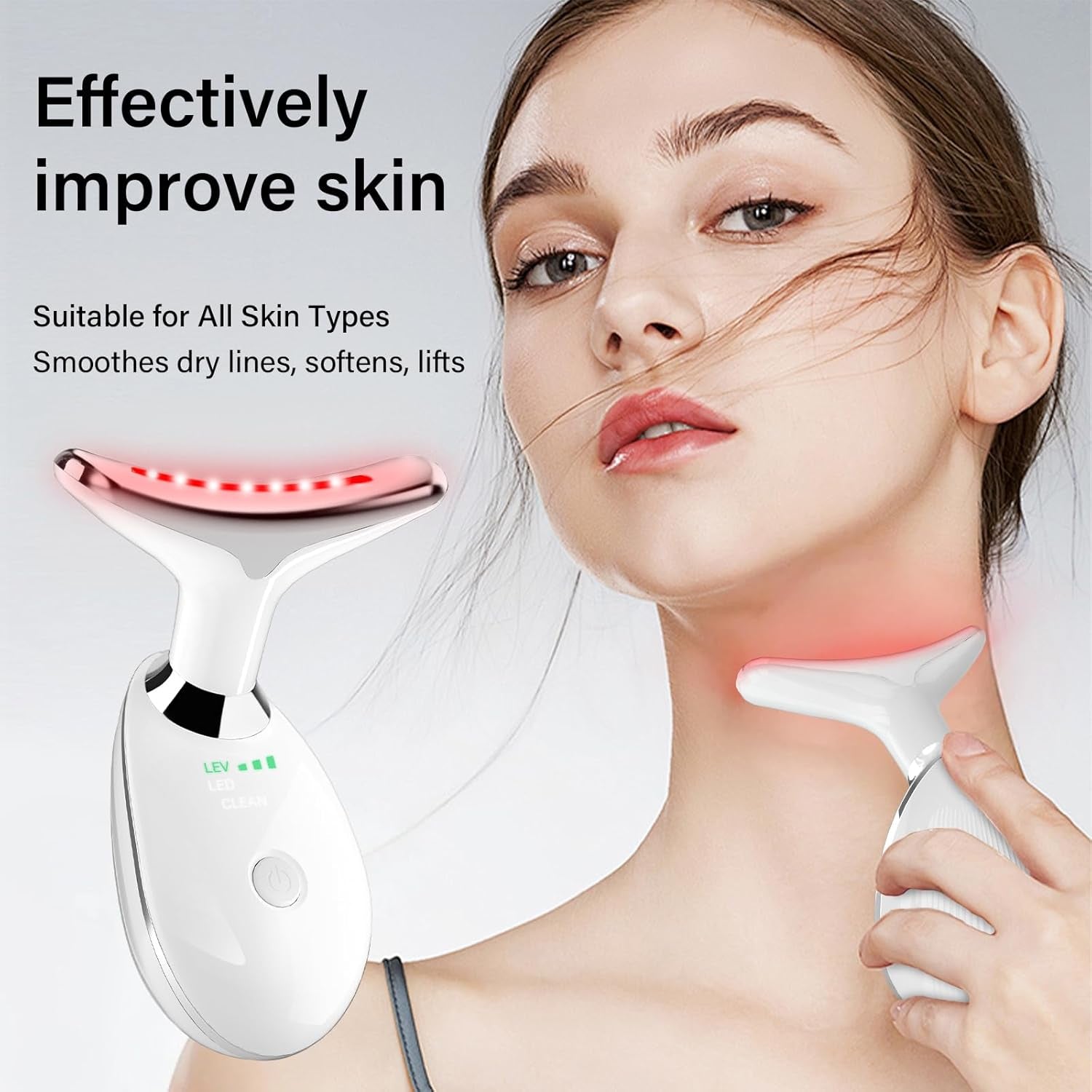7-Color LED Red Light Therapy Wand