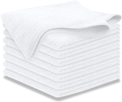 12-Pack Microfiber Cleaning Cloths - Ultra Absorbent, Streak-Free Shine, 1200 Washes - Perfect for Car Cleaning & Home Use!