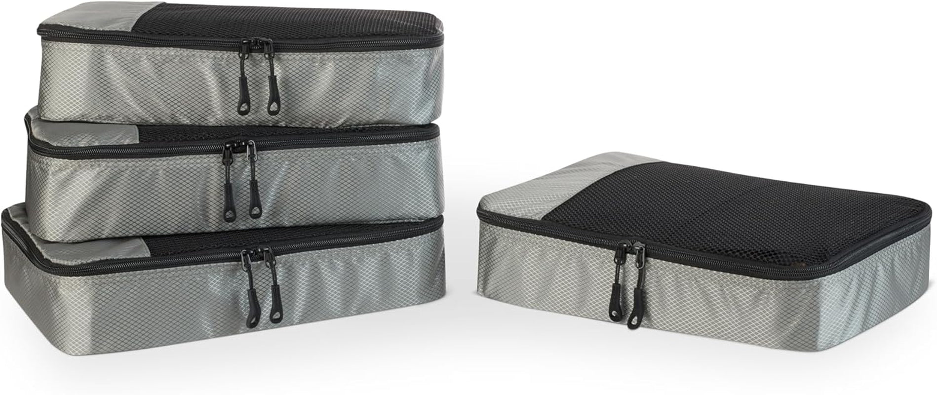 Travel Packing Cubes Set – 4 Piece Luggage Organizer Set (Blue)