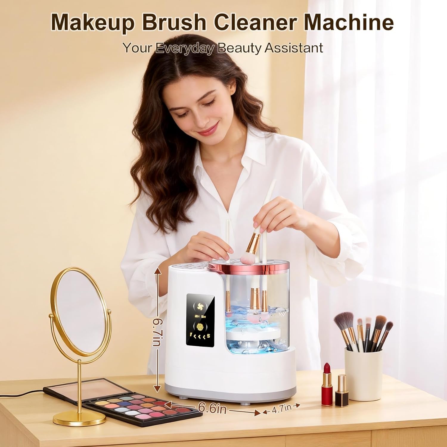 3-in-1 Electric Makeup Brush Cleaner