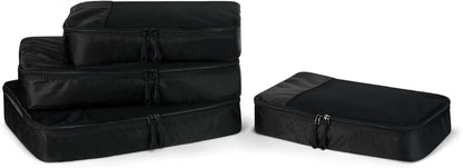 Travel Packing Cubes Set – 4 Piece Luggage Organizer Set (Blue)