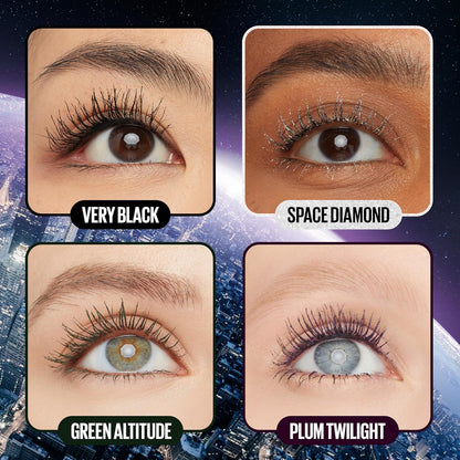 Sky High Volumizing Mascara – Lengthening, Defining & Curling Formula, Buildable Lash Makeup, Blackest Black