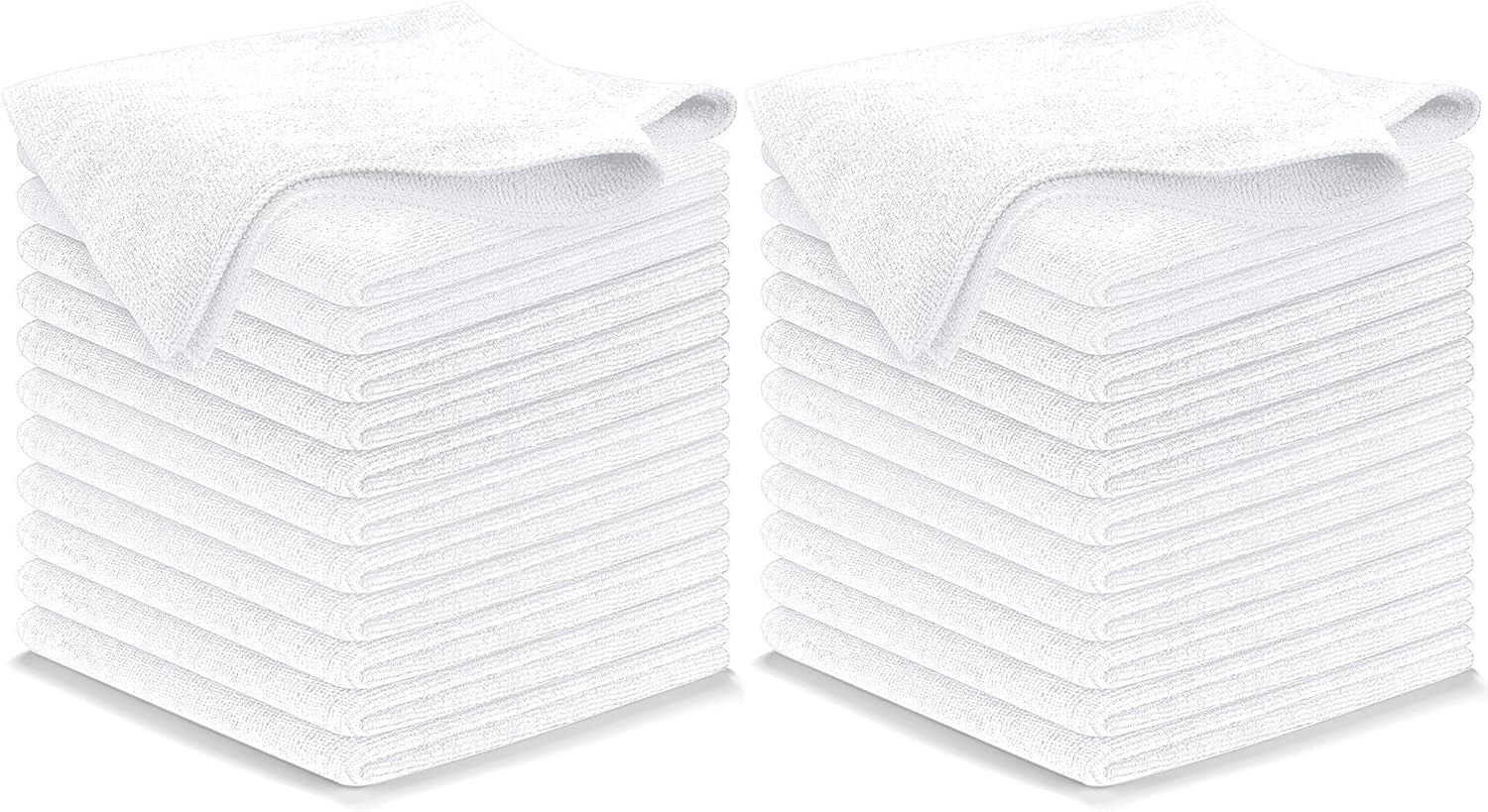 12-Pack Microfiber Cleaning Cloths - Ultra Absorbent, Streak-Free Shine, 1200 Washes - Perfect for Car Cleaning & Home Use!