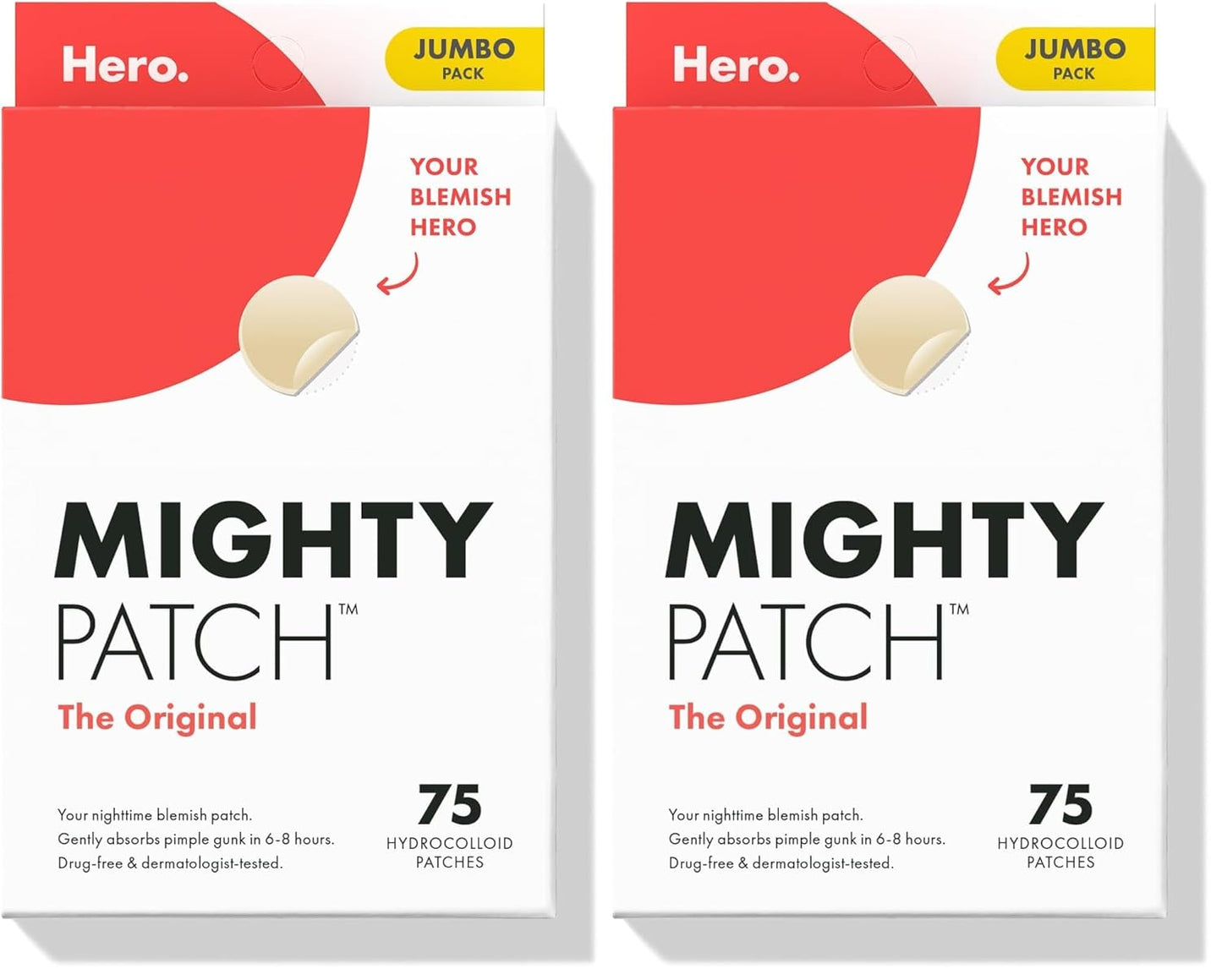Hydrocolloid Acne Pimple Patches – Invisible Spot Treatment for Zits & Whiteheads, Overnight Blemish Cover, 36 Count