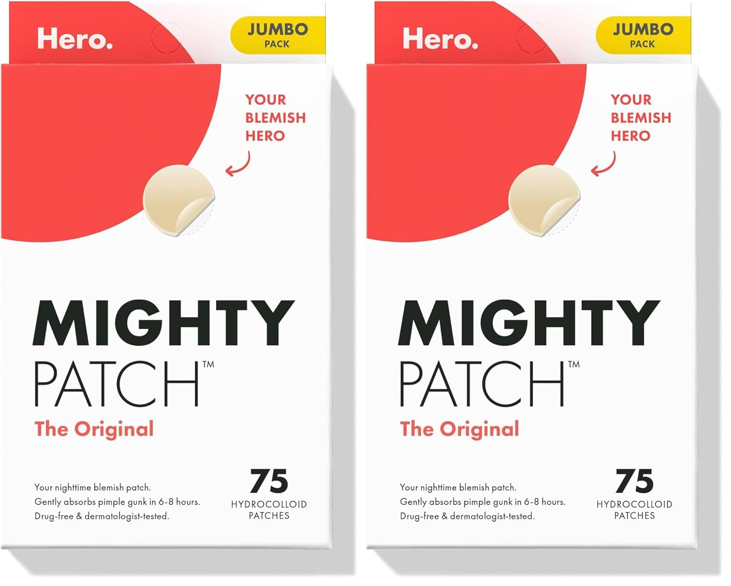 Hydrocolloid Acne Pimple Patches – Invisible Spot Treatment for Zits & Whiteheads, Overnight Blemish Cover, 36 Count