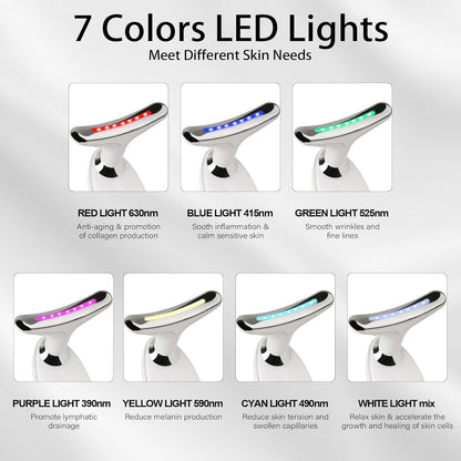 7-Color LED Red Light Therapy Wand