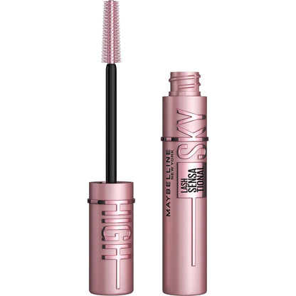 Sky High Volumizing Mascara – Lengthening, Defining & Curling Formula, Buildable Lash Makeup, Blackest Black