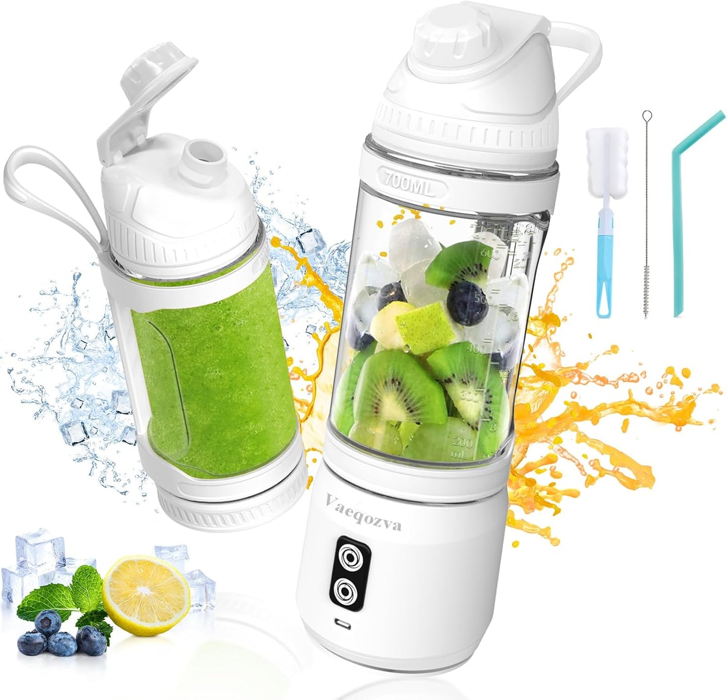 Portable USB Blender Bottle – 700ML Smoothie Maker