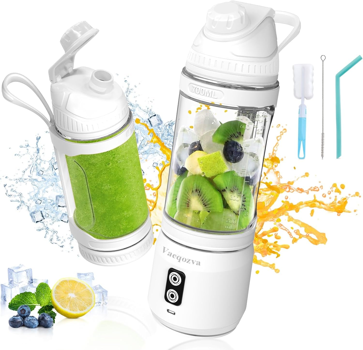 Portable USB Blender Bottle – 700ML Smoothie Maker