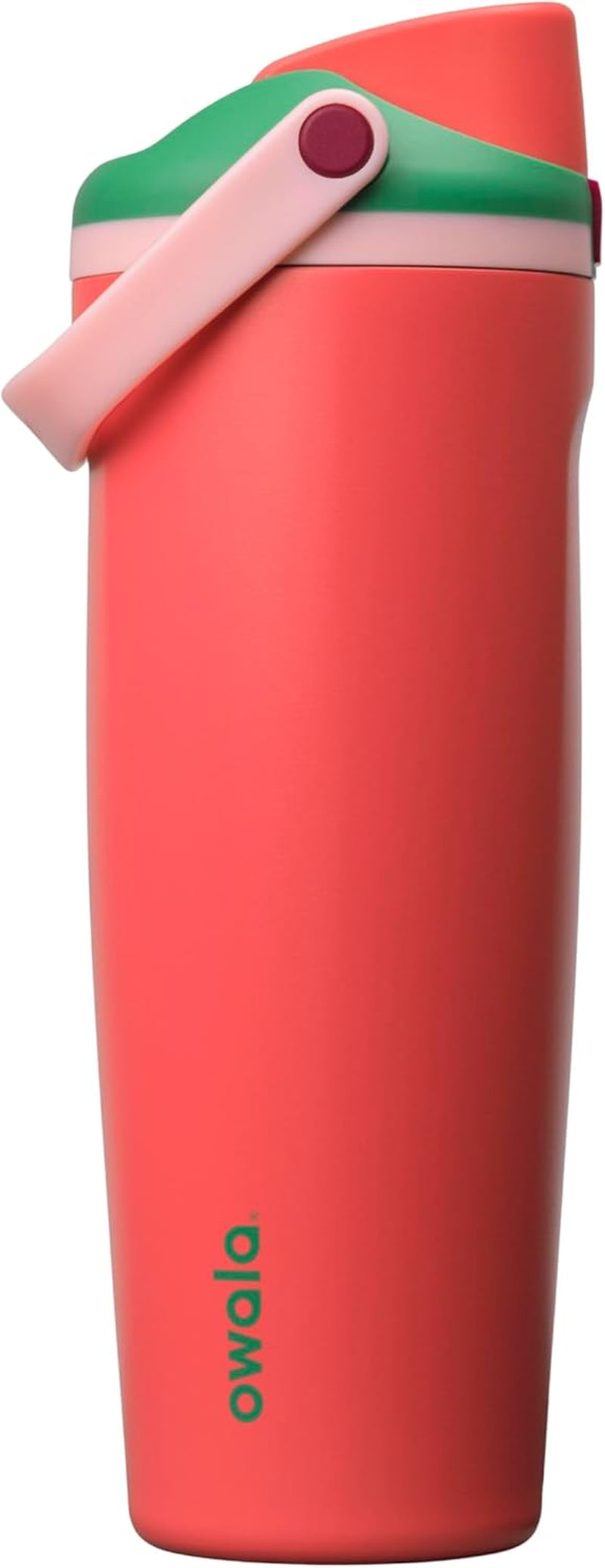 30oz Insulated Stainless Steel Water Bottle with Straw & Leakproof Lid – Green