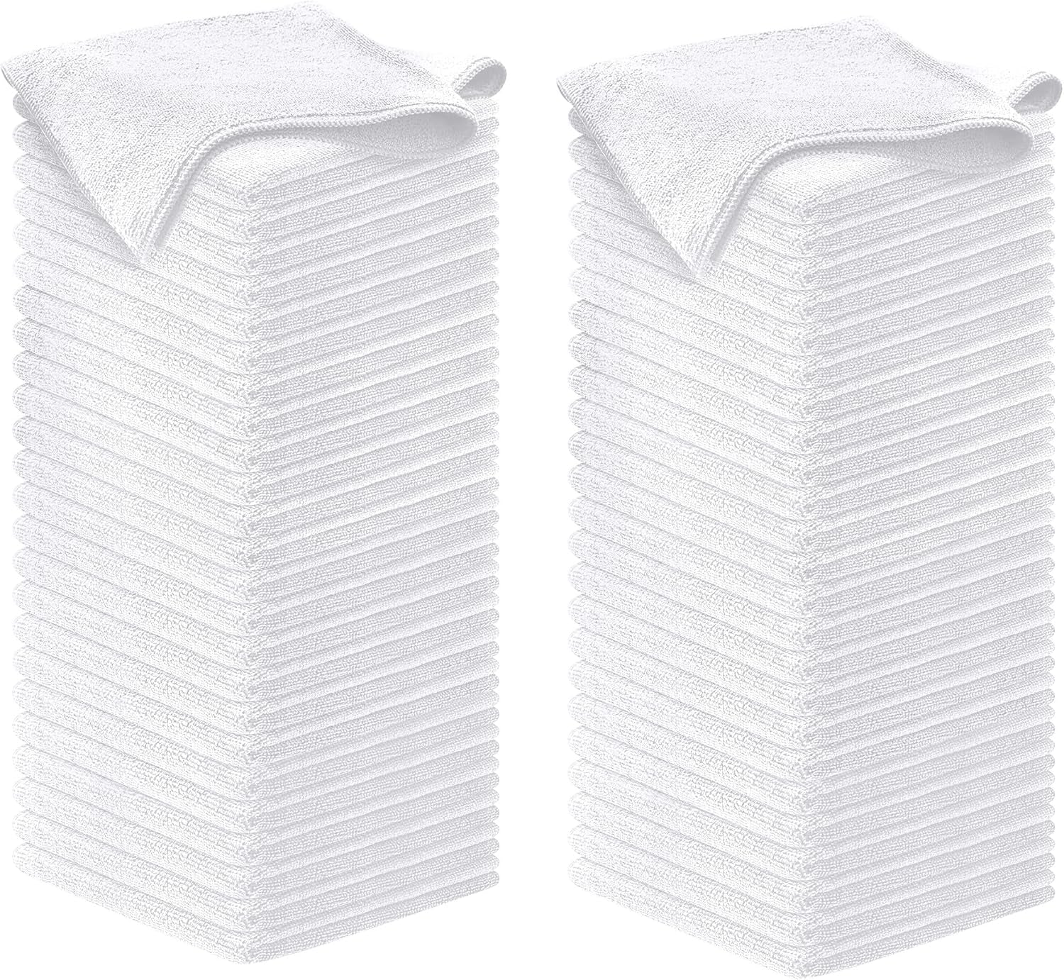 12-Pack Microfiber Cleaning Cloths - Ultra Absorbent, Streak-Free Shine, 1200 Washes - Perfect for Car Cleaning & Home Use!