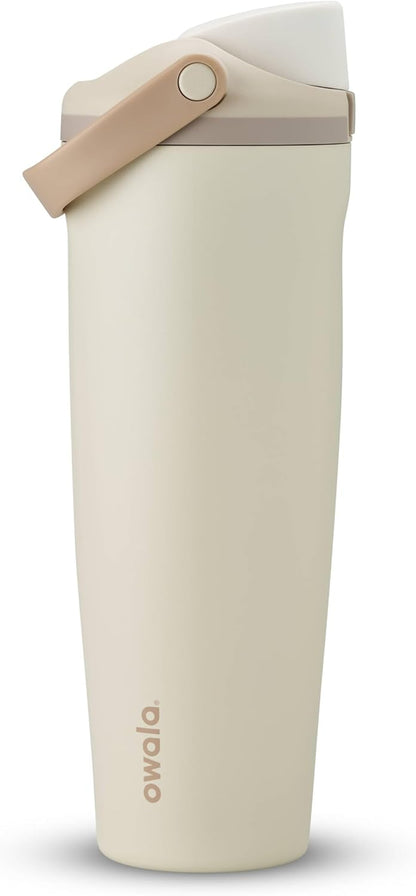 30oz Insulated Stainless Steel Water Bottle with Straw & Leakproof Lid – Green