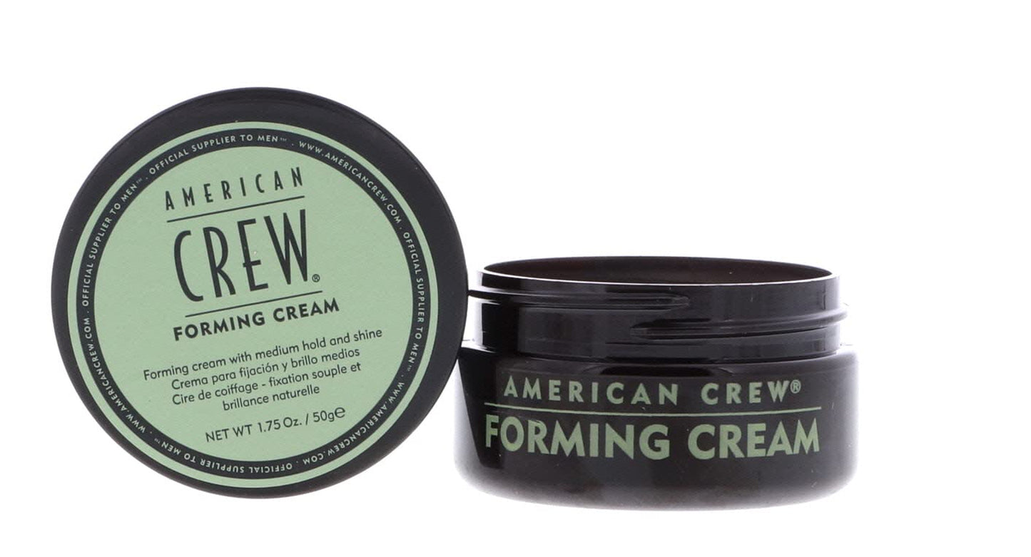 Men’s Hair Forming Cream – Medium Hold & Natural Shine Styling Cream for Thick, Curly & Straight Hair – Non-Greasy Hair Gel Alternative 1– 3 Oz