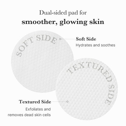 Zero Pore Exfoliating Toner Pads – Dual-Textured Facial Pads with AHA & BHA for Smoother Skin and Pore Care, 70 Count