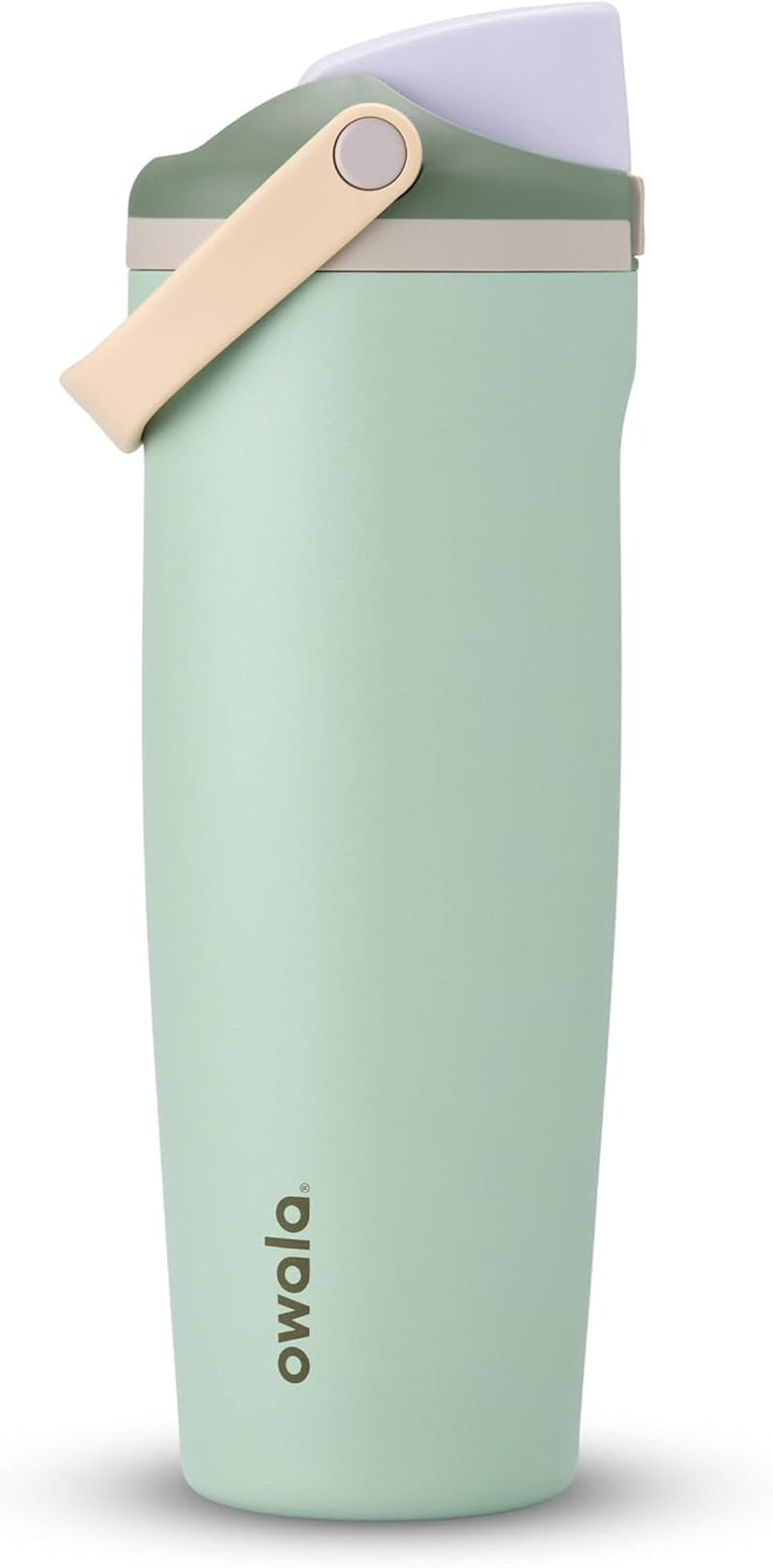 30oz Insulated Stainless Steel Water Bottle with Straw & Leakproof Lid – Green
