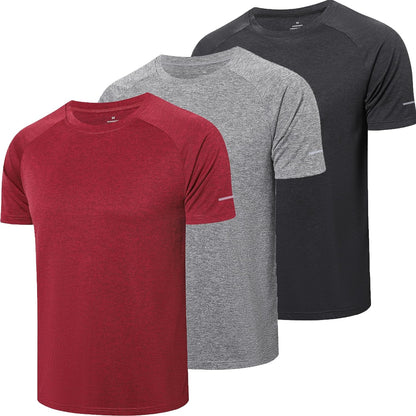 Men's Quick-Dry Mesh Athletic Workout T-Shirts - 1/3 Pack