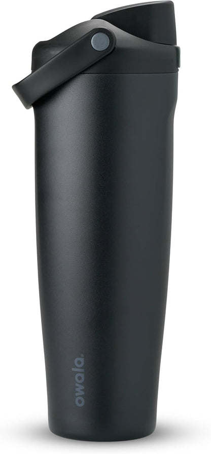 30oz Insulated Stainless Steel Water Bottle with Straw & Leakproof Lid – Green