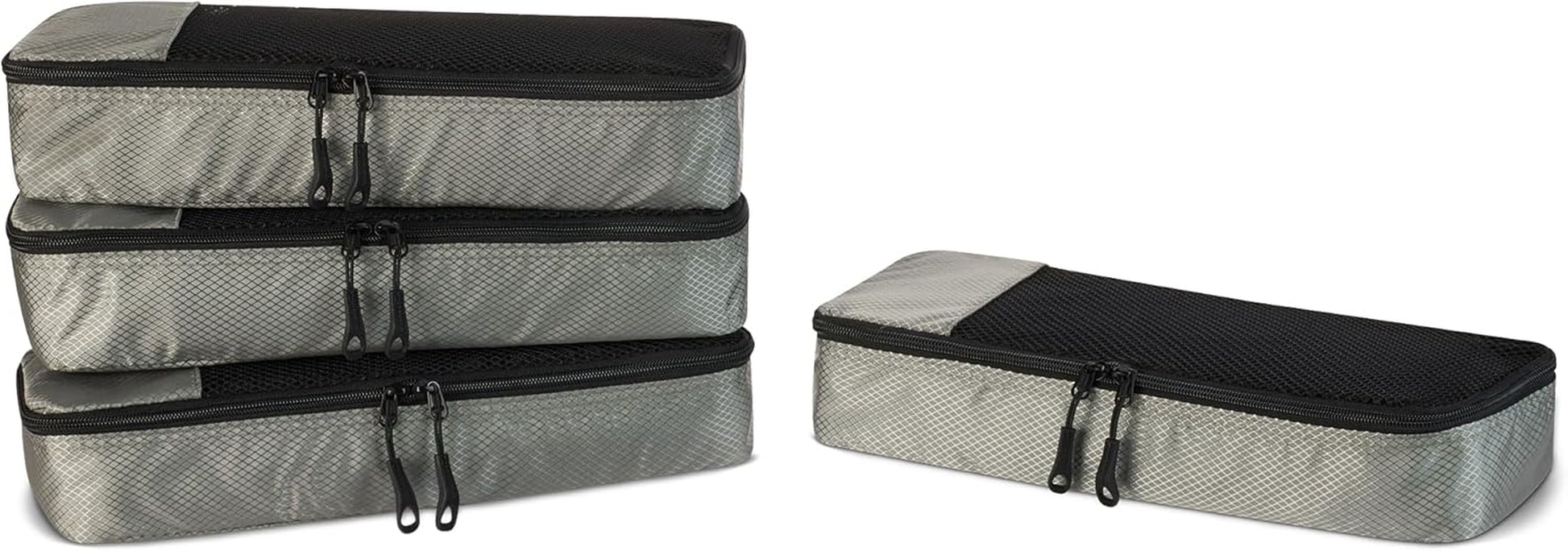 Travel Packing Cubes Set – 4 Piece Luggage Organizer Set (Blue)