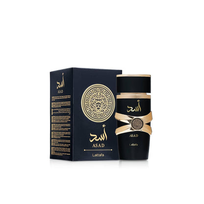 Lattafa Asad Eau de Parfum 3.4 oz (100ml) - Luxury Arabic Fragrance