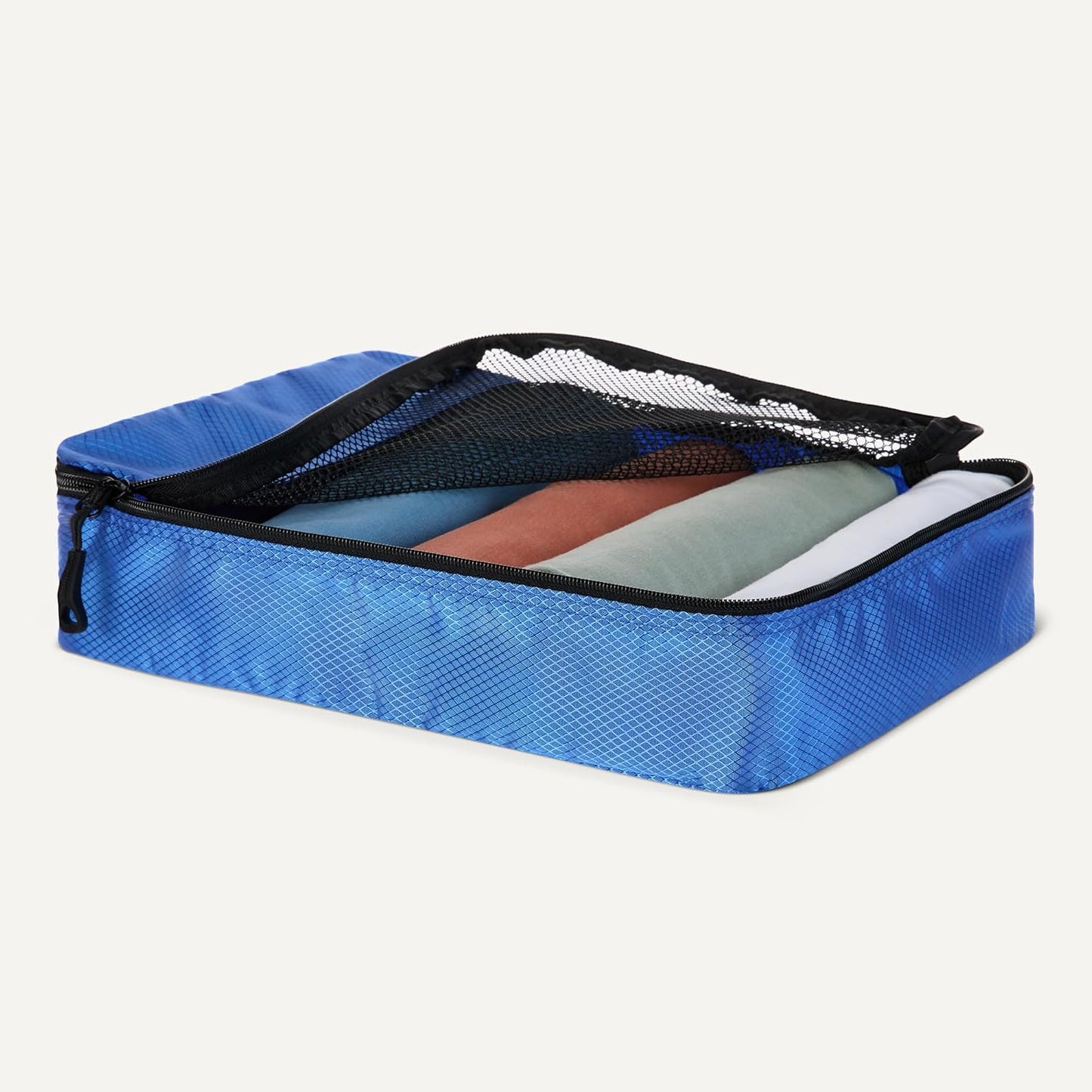 Travel Packing Cubes Set – 4 Piece Luggage Organizer Set (Blue)