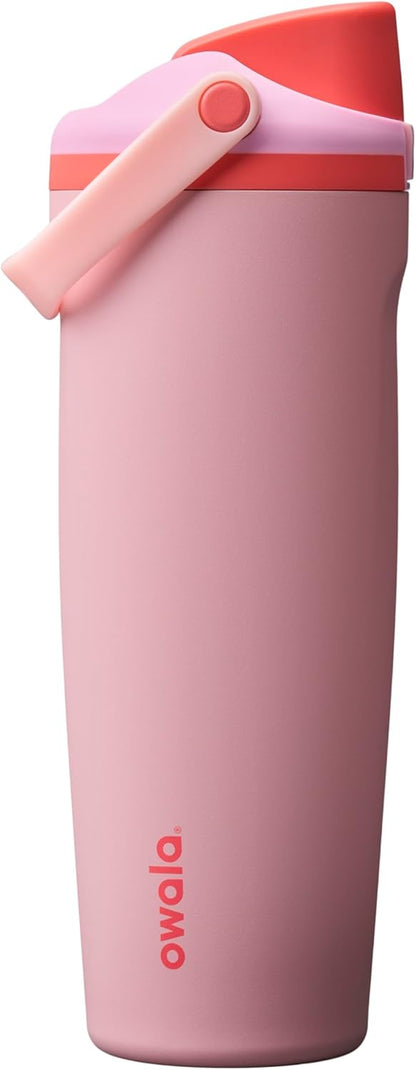 30oz Insulated Stainless Steel Water Bottle with Straw & Leakproof Lid – Green
