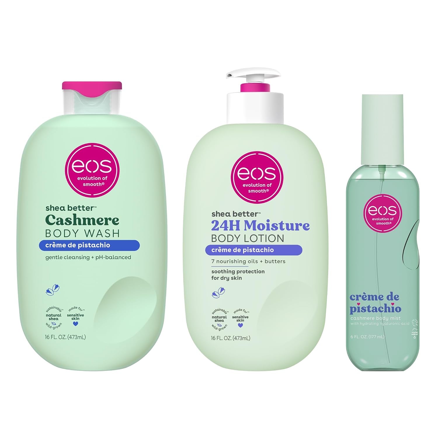 Vanilla Cashmere Body Lotion – 24-Hour Moisture with Natural Shea Butter, Lightweight & Non-Greasy Formula, Vegan Skin Care, 16 fl oz