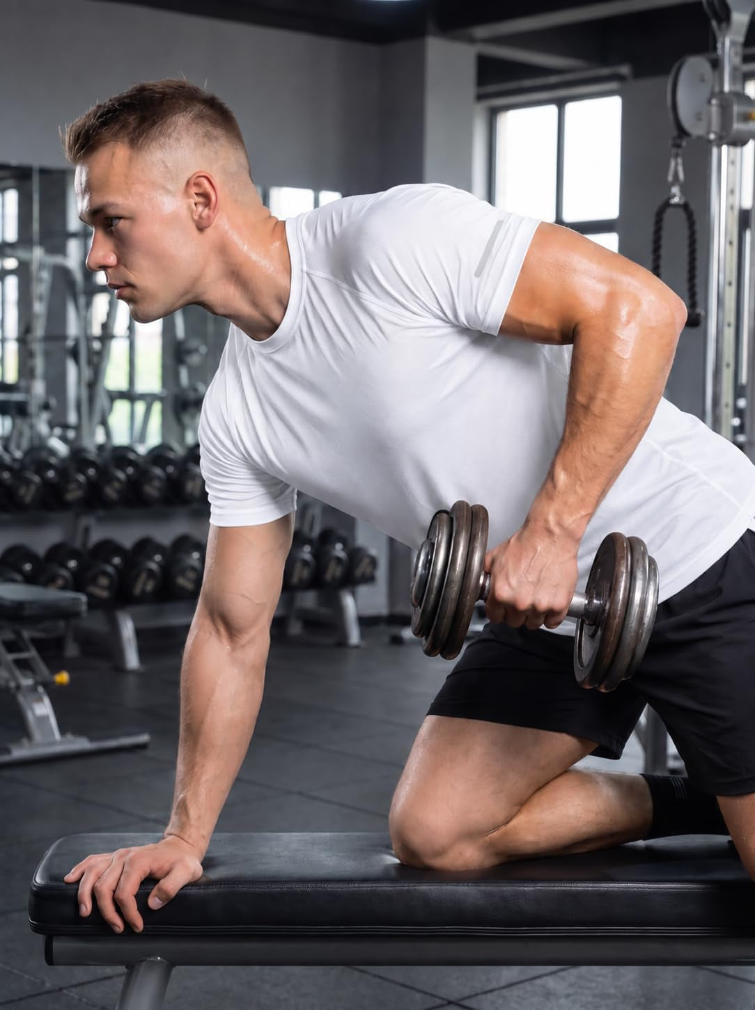 Men's Quick-Dry Mesh Athletic Workout T-Shirts - 1/3 Pack