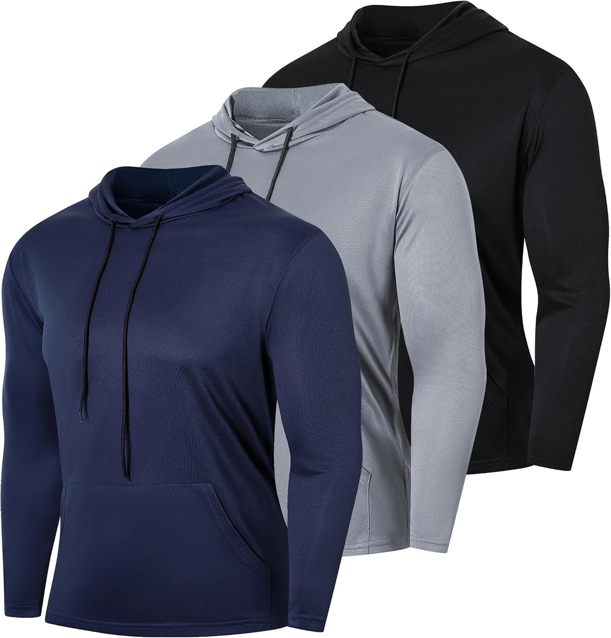 Men's Quick-Dry Mesh Athletic Workout T-Shirts - 1/3 Pack