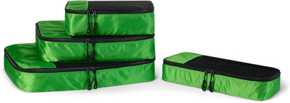 Travel Packing Cubes Set – 4 Piece Luggage Organizer Set (Blue)