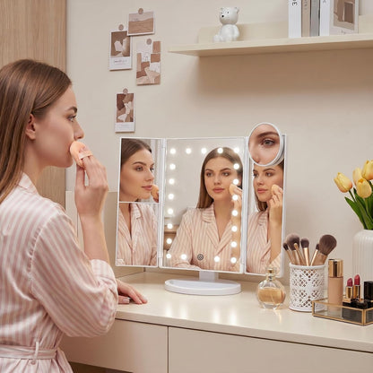 LED Vanity Makeup Mirror with Lights & Magnification