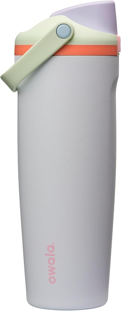 30oz Insulated Stainless Steel Water Bottle with Straw & Leakproof Lid – Green