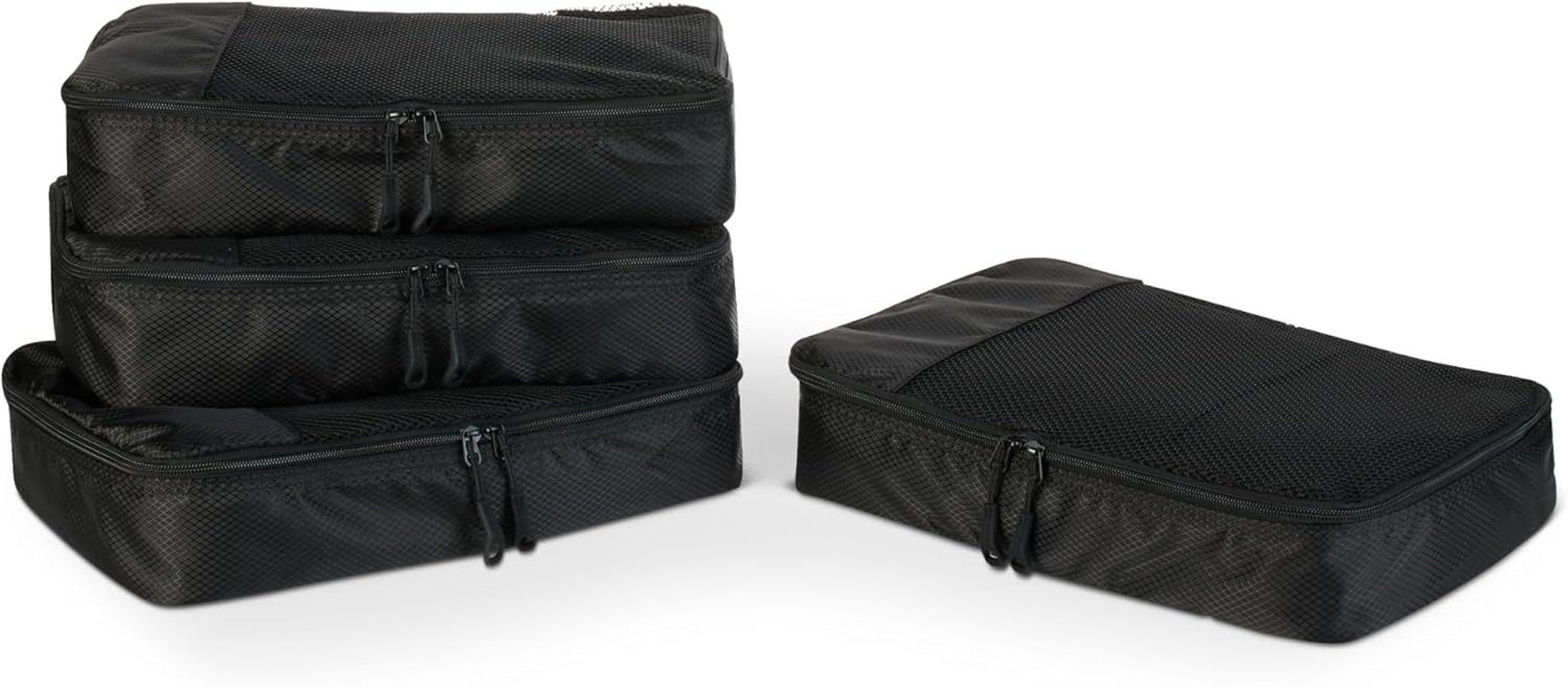 Travel Packing Cubes Set – 4 Piece Luggage Organizer Set (Blue)