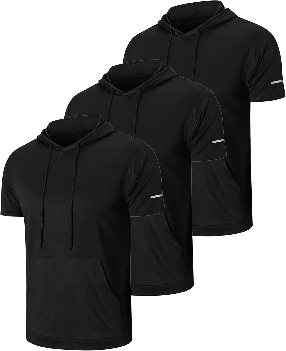 Men's Quick-Dry Mesh Athletic Workout T-Shirts - 1/3 Pack