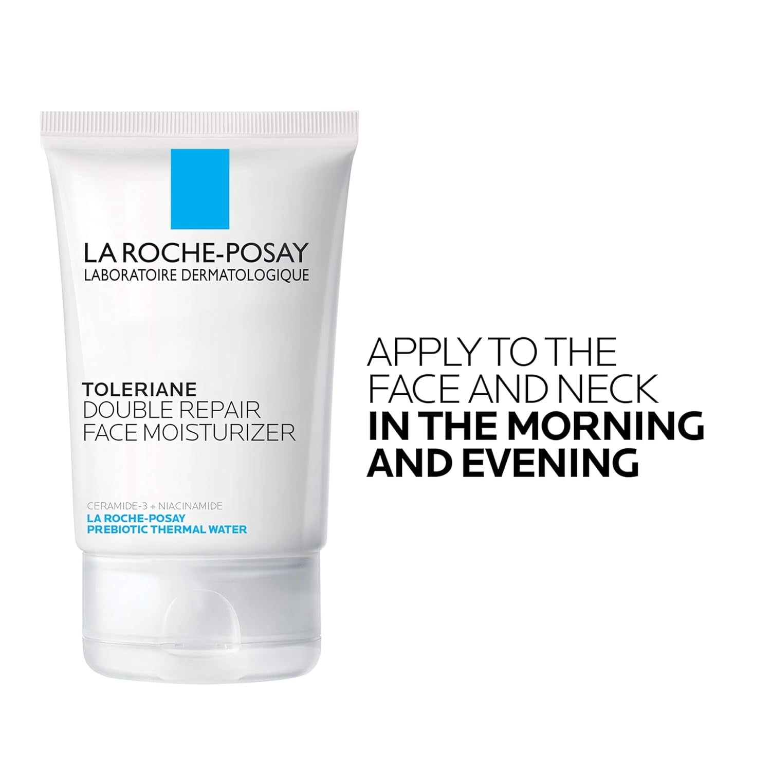 Double Repair Face Moisturizer – Daily Hydrating Face Cream with Ceramides & Niacinamide, Fragrance-Free, Long-Lasting Moisture for All Skin Types