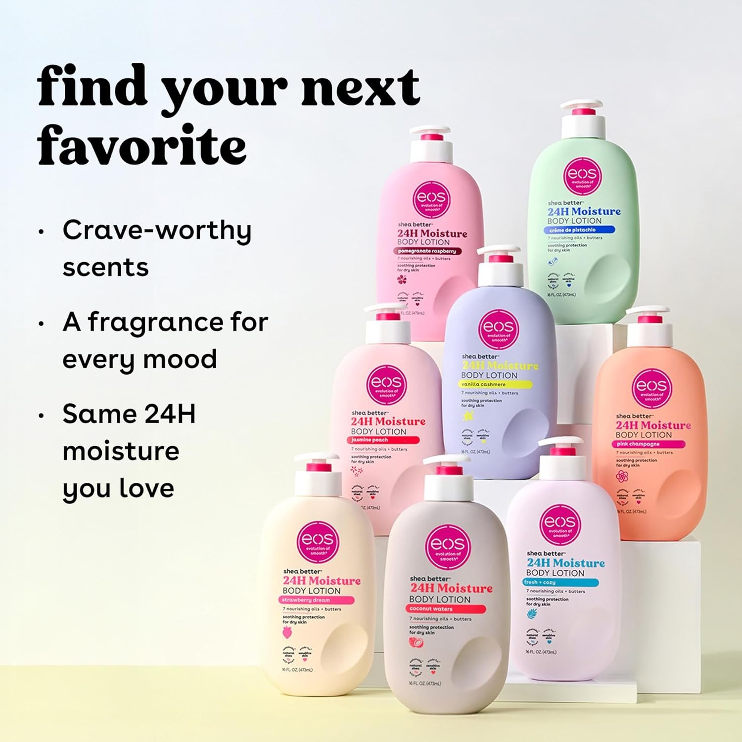 Vanilla Cashmere Body Lotion – 24-Hour Moisture with Natural Shea Butter, Lightweight & Non-Greasy Formula, Vegan Skin Care, 16 fl oz