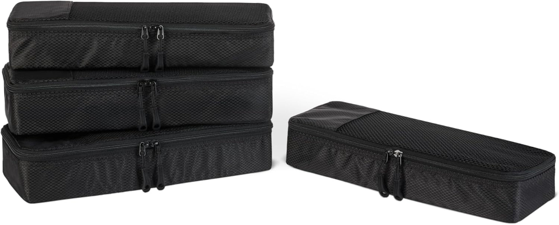 Travel Packing Cubes Set – 4 Piece Luggage Organizer Set (Blue)