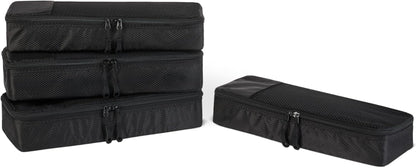Travel Packing Cubes Set – 4 Piece Luggage Organizer Set (Blue)