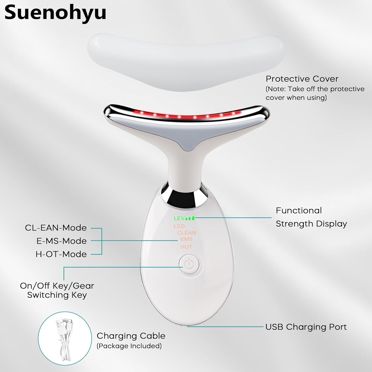 7-Color LED Red Light Therapy Wand