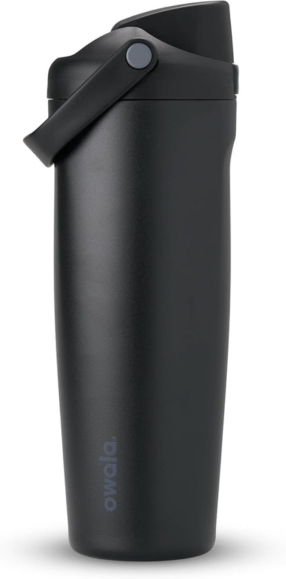 30oz Insulated Stainless Steel Water Bottle with Straw & Leakproof Lid – Green