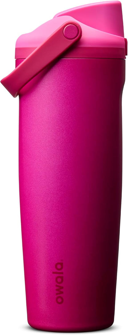 30oz Insulated Stainless Steel Water Bottle with Straw & Leakproof Lid – Green
