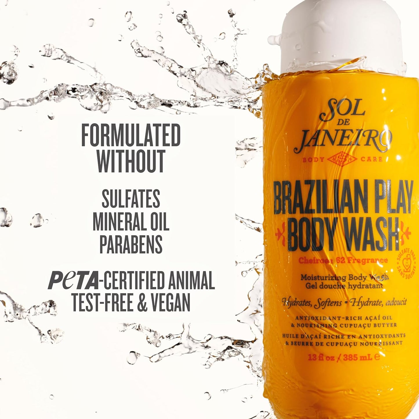 Brazilian Play Moisturizing Body Wash – Cheirosa 62 Scent