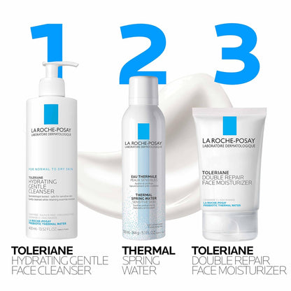 Double Repair Face Moisturizer – Daily Hydrating Face Cream with Ceramides & Niacinamide, Fragrance-Free, Long-Lasting Moisture for All Skin Types