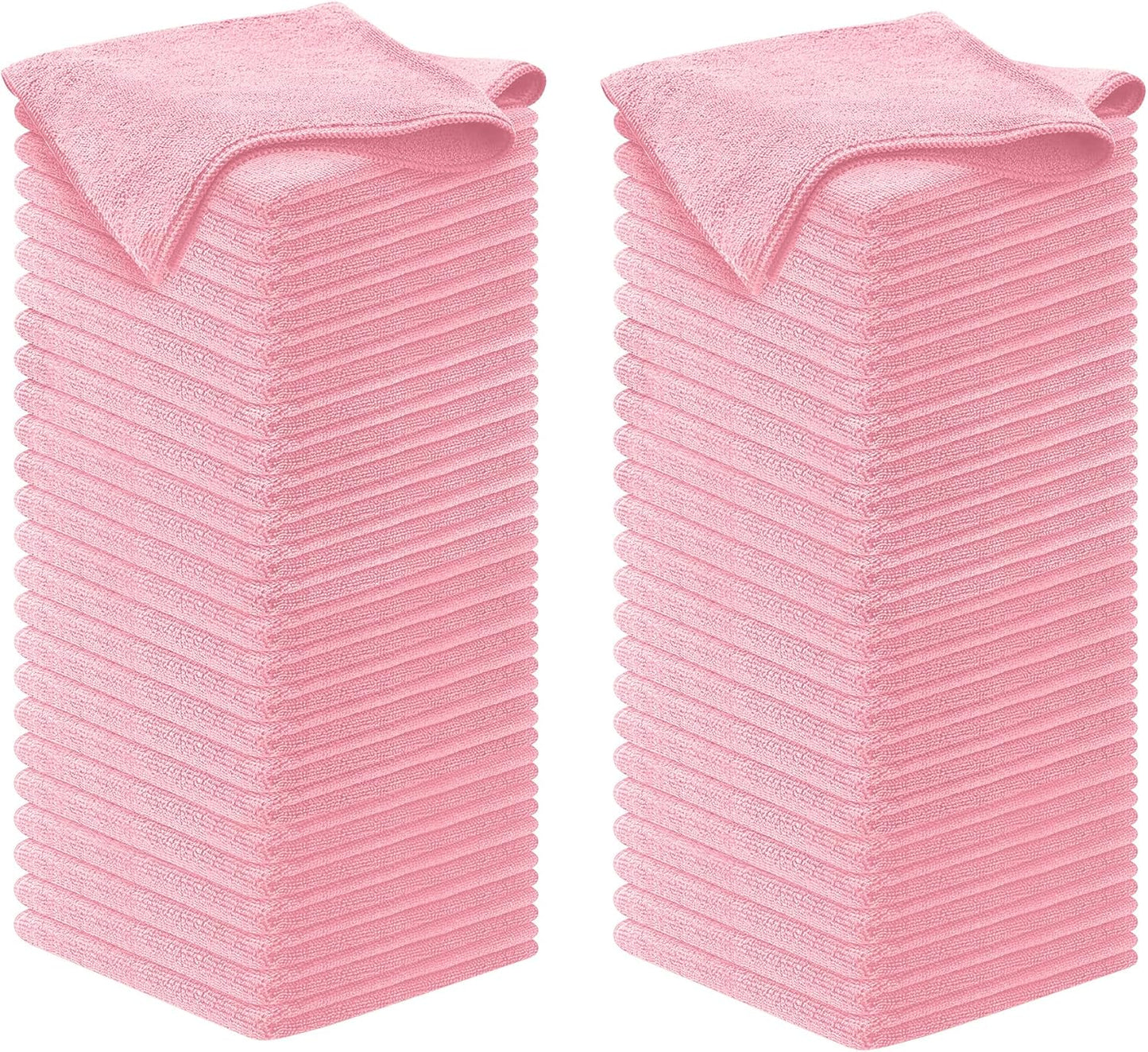12-Pack Microfiber Cleaning Cloths - Ultra Absorbent, Streak-Free Shine, 1200 Washes - Perfect for Car Cleaning & Home Use!